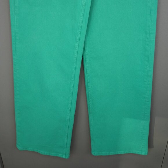 Rails The Getty High Rise Wide Leg Jeans in Emerald Green Size 27 NWT - Picture 6 of 16